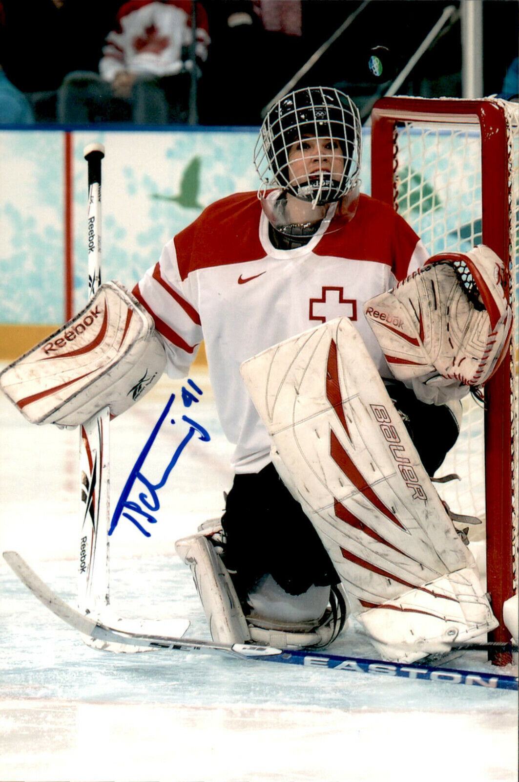 Florence Schelling SIGNED 4x6 Photo Poster painting WOMEN'S HOCKEY OLYMPICS TEAM SWITZERLAND #2