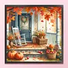 Autumn Courtyard-11CT Stamped Cross Stitch 40*40cm tapestrymarket