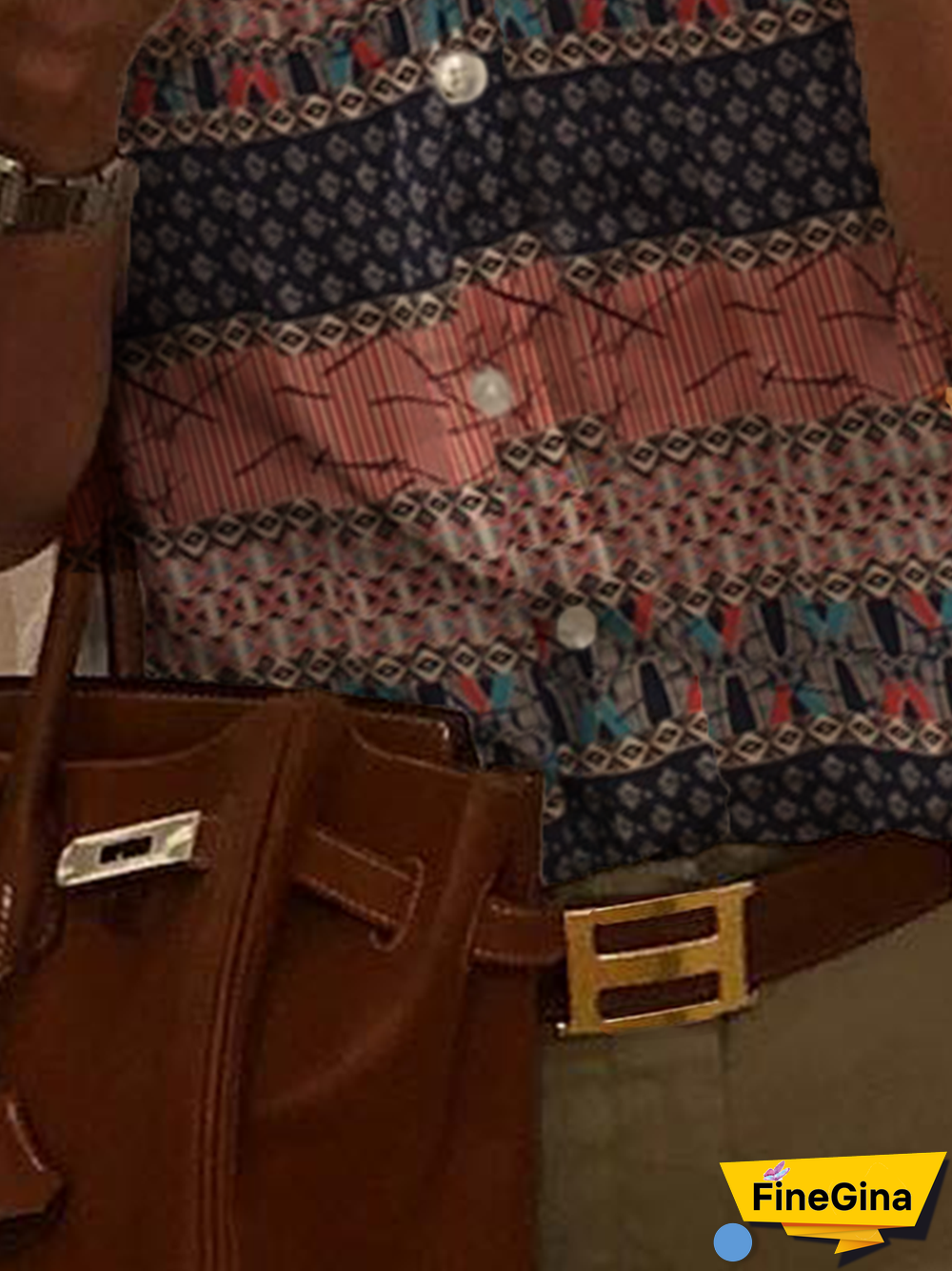 Shift Vintage Abstract Blouse