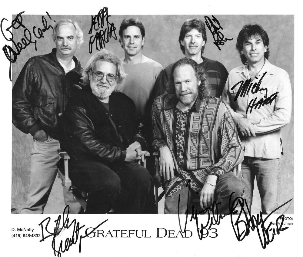 Greatful Dead Signed 8x10 Autographed Photo Poster painting reprint