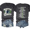Seattle Seahawks 2025 Super Bowl LX Champions Tee
