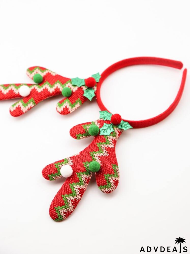 Christmas Antlers Decor Headband