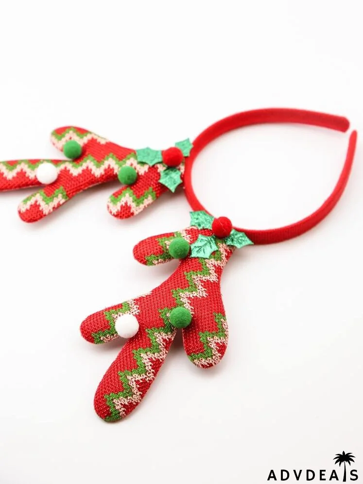 Christmas Antlers Decor Headband