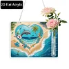 Acryl Delfin Wandröhre Vase - 5d DIY Handwerk Anhänger