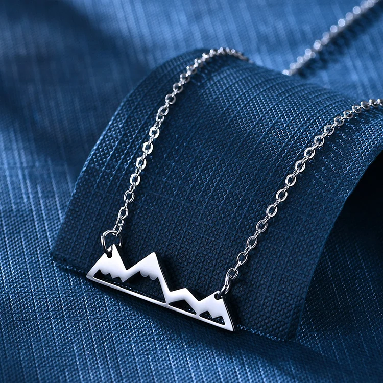 Mountain Stainless Steel Necklace