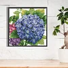 >SALE<5D DIY Full Round Drill Partial AB Diamond Painting Hydrangea Decor 55x55cm