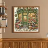 Stamped Cross Stitch Kit for Adults Flower Shop 11CT 45x45cm tapestrymarket