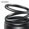 Solar Powered Aroma Diffuser Rotating Suspension Double Ring Car Perfume for Car