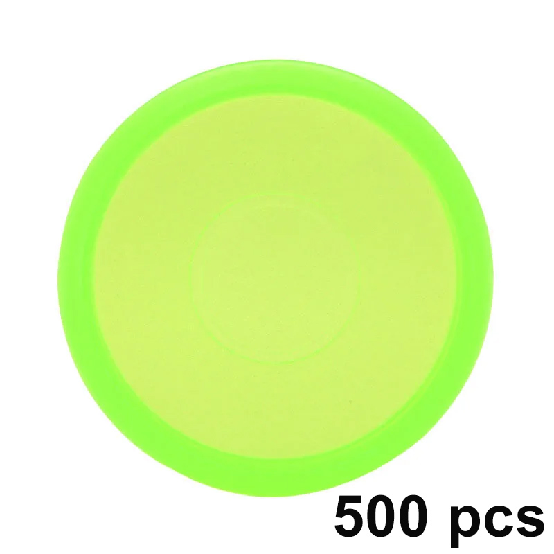 500pcs Transparent Plastic Binding Rings for Discbound Discs Notebook Planner Loose-leaf Mushroom Hole Binding Accessories