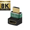 MOSHOU 8K HDMI 2.1 Cable Adapter Male to Female Cable Converter for HDTV PS5 Laptop 90 270 Degree Right Angle 4K HDMI Extender SIKAI CASE