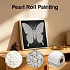 DIY Pearl Painting Butterfly for Home Wall Decor(25x25cm)