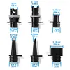 6Pcs Air-Pump Hose Connector Air Valve Nozzles Paddle SUP Board Boat Accessories