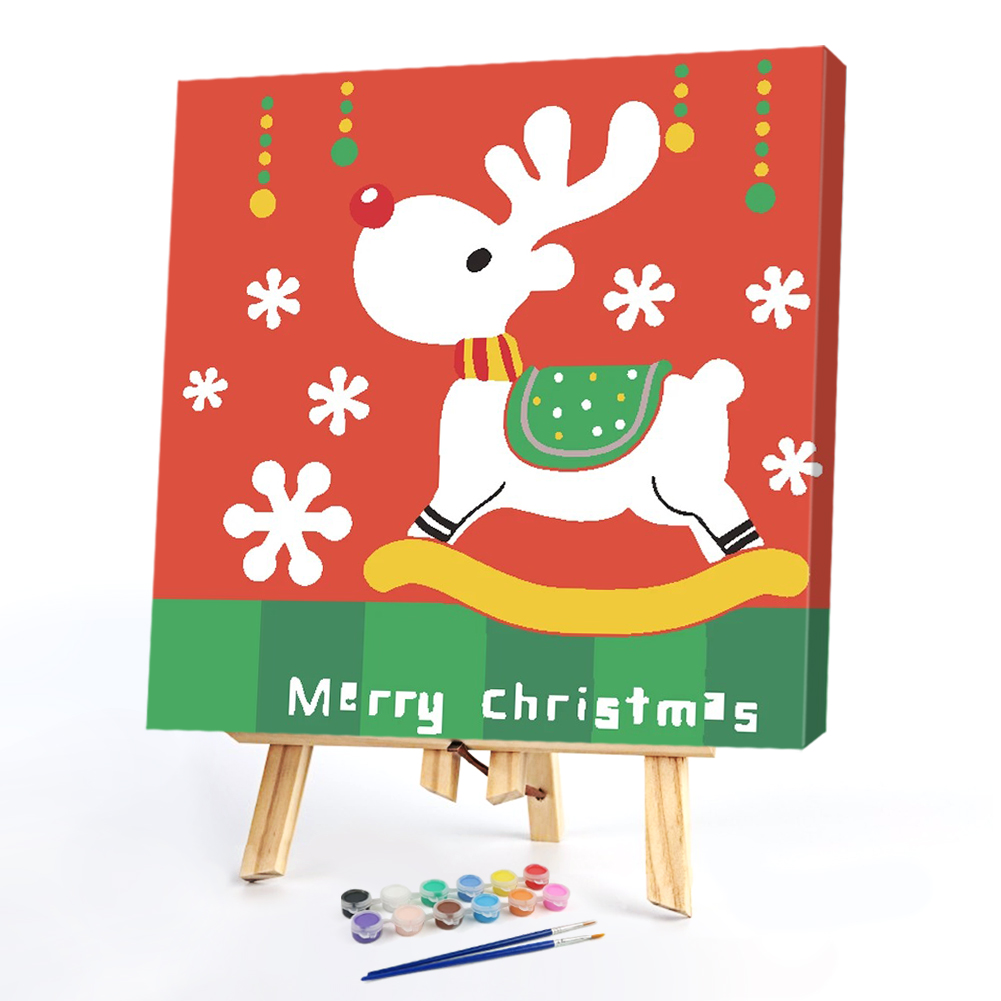 

20*20CM - Paint By Numbers - Christmas, 501 Original