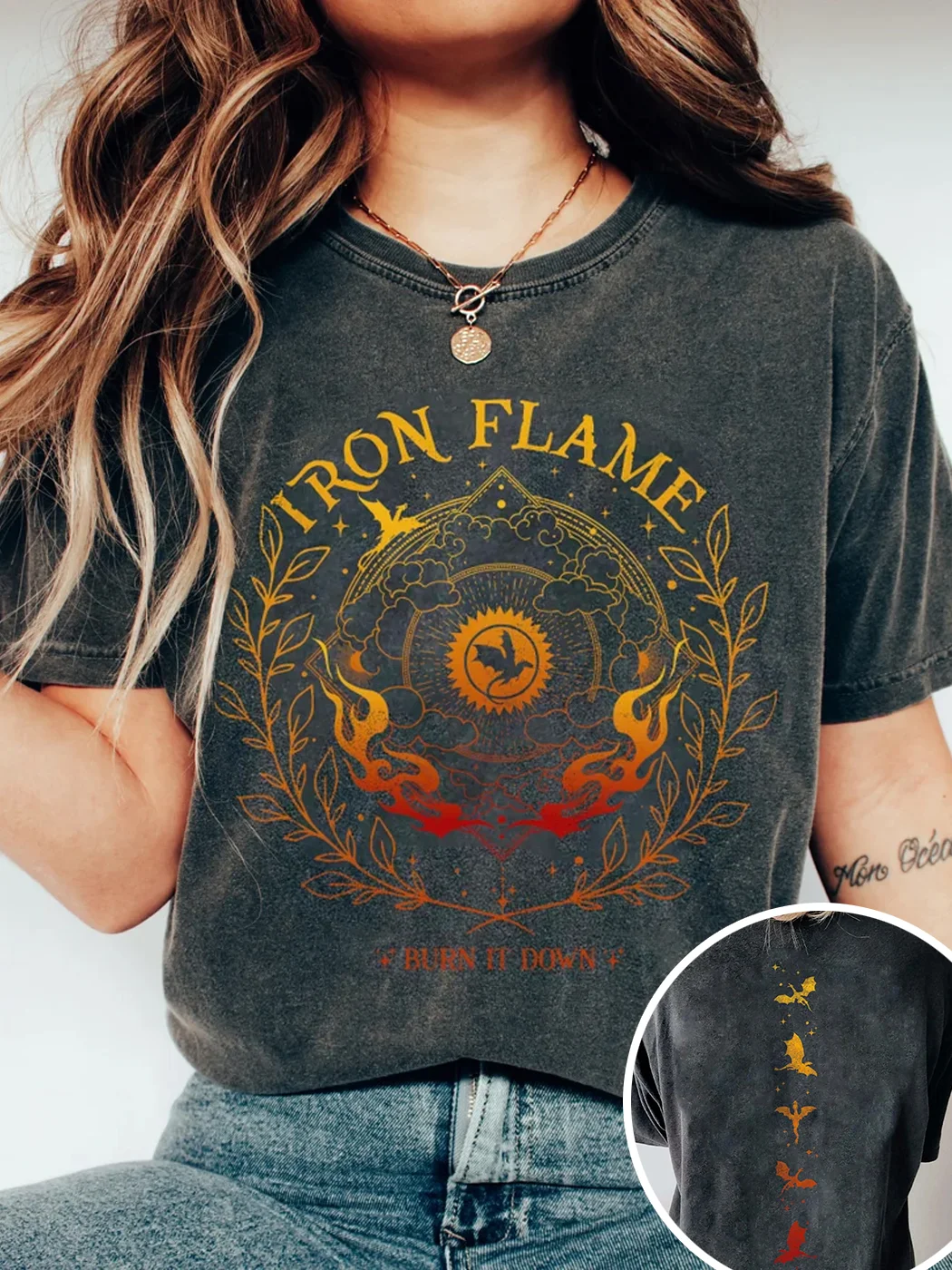 Iron Flame Shirt, Fourth Wing Shirt / DarkAcademias /Darkacademias