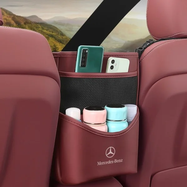 🔥Hot sale🔥Exclusive logo🔥Car Seat Storage Net Pocket