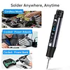 FNIRSI HS-03 Cordless Upgraded Soldering Iron 10W 100-450&deg;C Swappable 2600mAh Battery Type-C 0.96" IPS Screen 1&deg;F Step Adjustment F210 Tips 7s Heat Up 