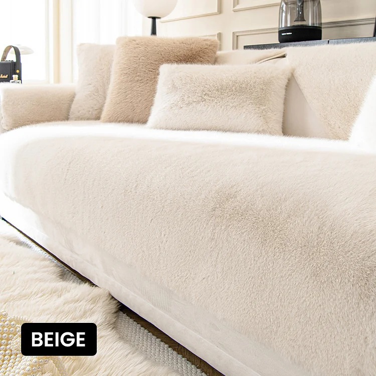 [Warm gift] Luxurious Faux Mink Fur Sofa Cushion（50% OFF）