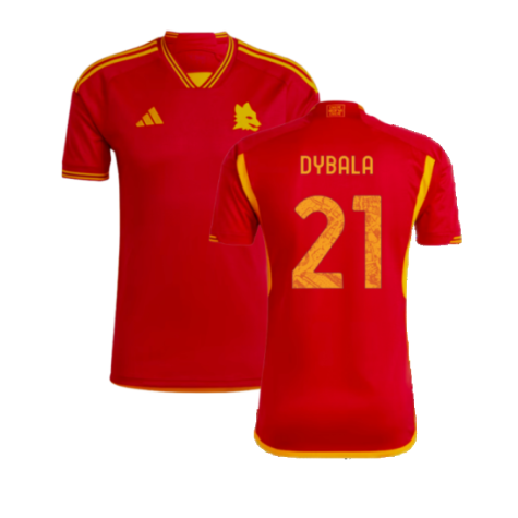 AS Rom Paulo Dybala 21 Home Trikot 2023-2024