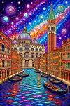 Luxury AB Velvet Diamond Painting Kit - Architecture
