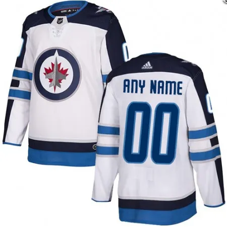 Men's Winnipeg Jets White Custom Name Number Size NHL Stitched Jersey F7DM