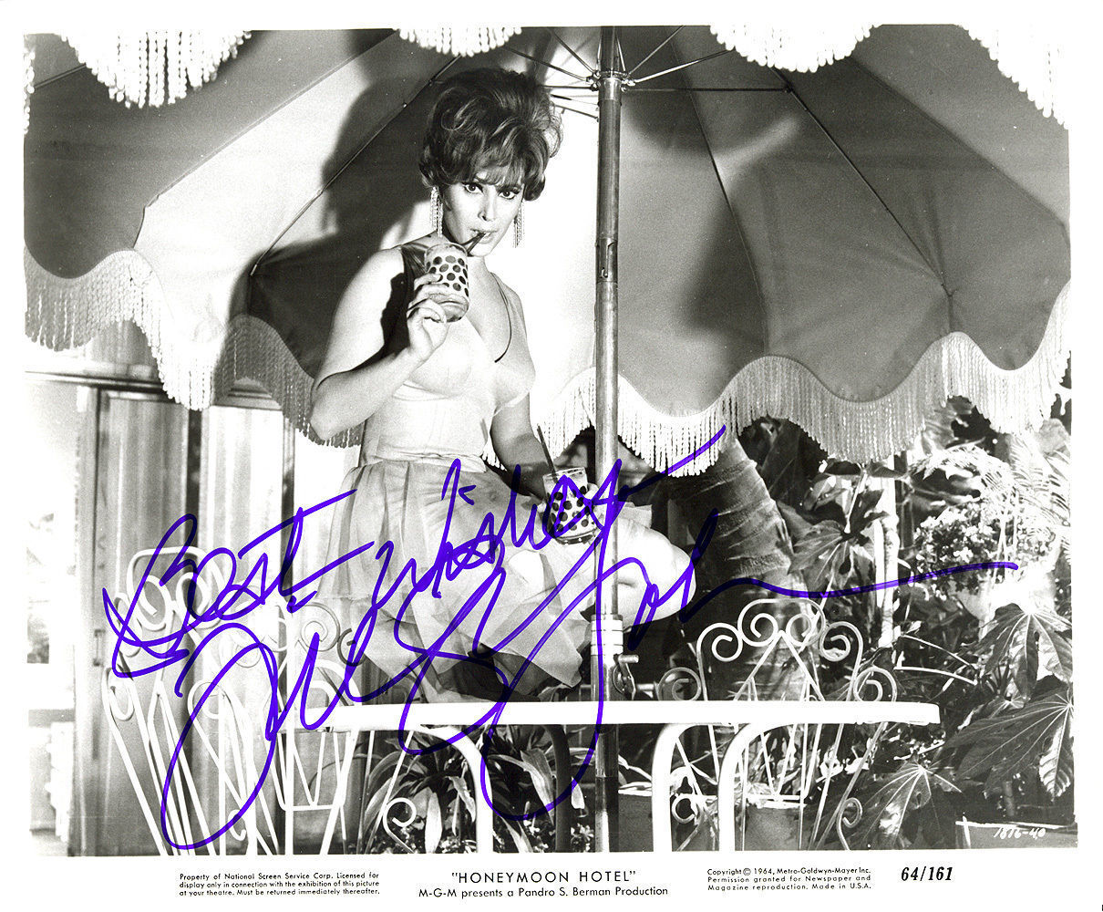 JILL ST. JOHN ACTRESS SEXY JAMES BOND GIRL SIGNED 8X10 HONEYMOON HOTEL