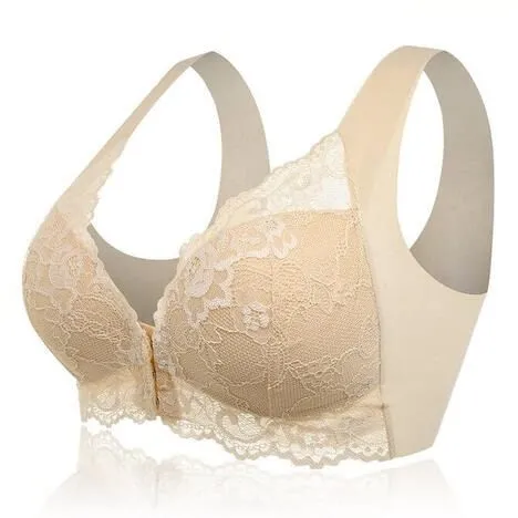 FRONT CLOSURE 5D SHAPING PUSH UP COMFY WIRELESS BRA(3 PCS) 