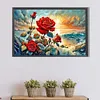 Coast Rose-Full Round Diamond Painting 60*40CM