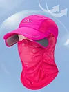 Sunscreen Fishing Sun Hat Quick Dry Sunblock Cap for Men Women Outdoor Sports