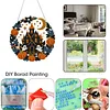 Haunted House Wreath 2D Flat DIY Diamond Painting Pendant Wall Decor 24cm