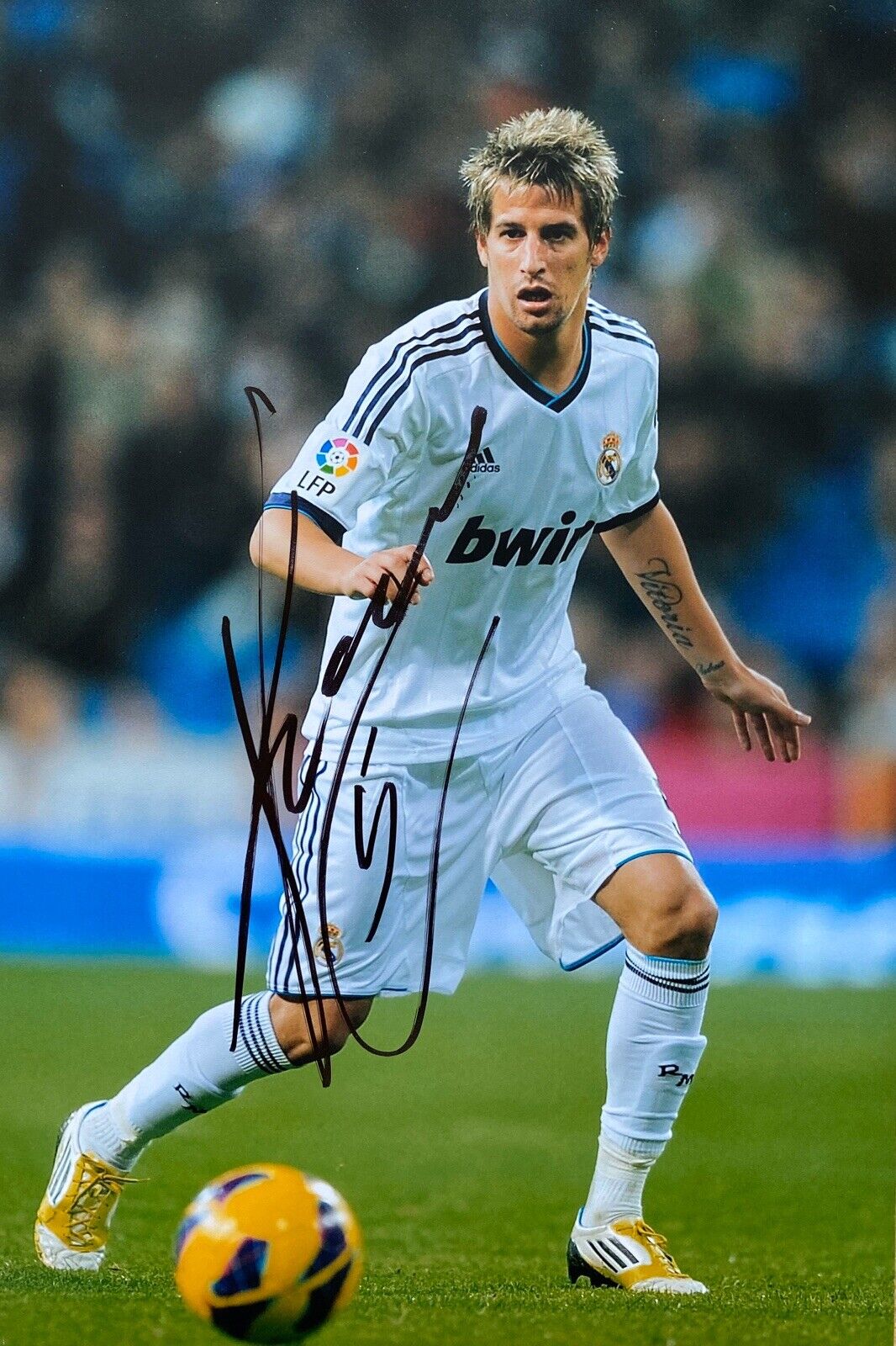 Fábio Coentr?o Hand Signed 12x8 Real Madrid Photo Poster painting, Portugal, Exact Proof