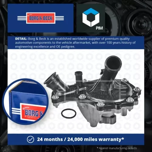 Water Pump fits FORD TRANSIT CUSTOM V362 TDCi 2.2D 2012 on Coolant B&B 1372336 Parts