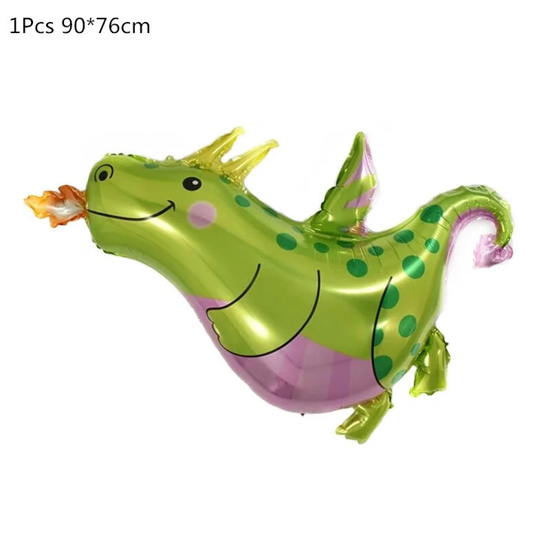 Dinosaur Birthday Party Dinosaur Foil Balloon Confetti Latex Ballons Dino Air Baloon Globos Kids Animal Jungle Party Decoration