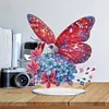 Ornement de bricolage papillon hortensia en acrylique
