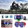 Motorcycle Bluetooth-compatible Audio Sound System Stereo Speakers Radio USB Charger