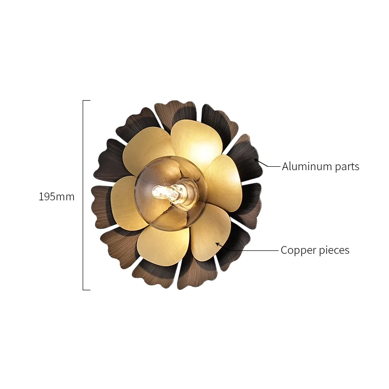 Magic Garden Wall Sconce In Black  JOSENART Josenart