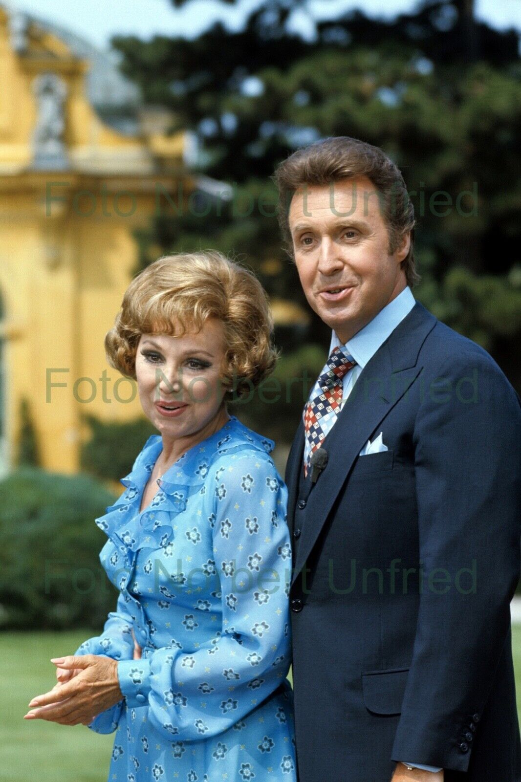 Peter Alexander Anneliese Rothenberger 10 X 15 CM Photo Poster painting No Autograph (Star-340