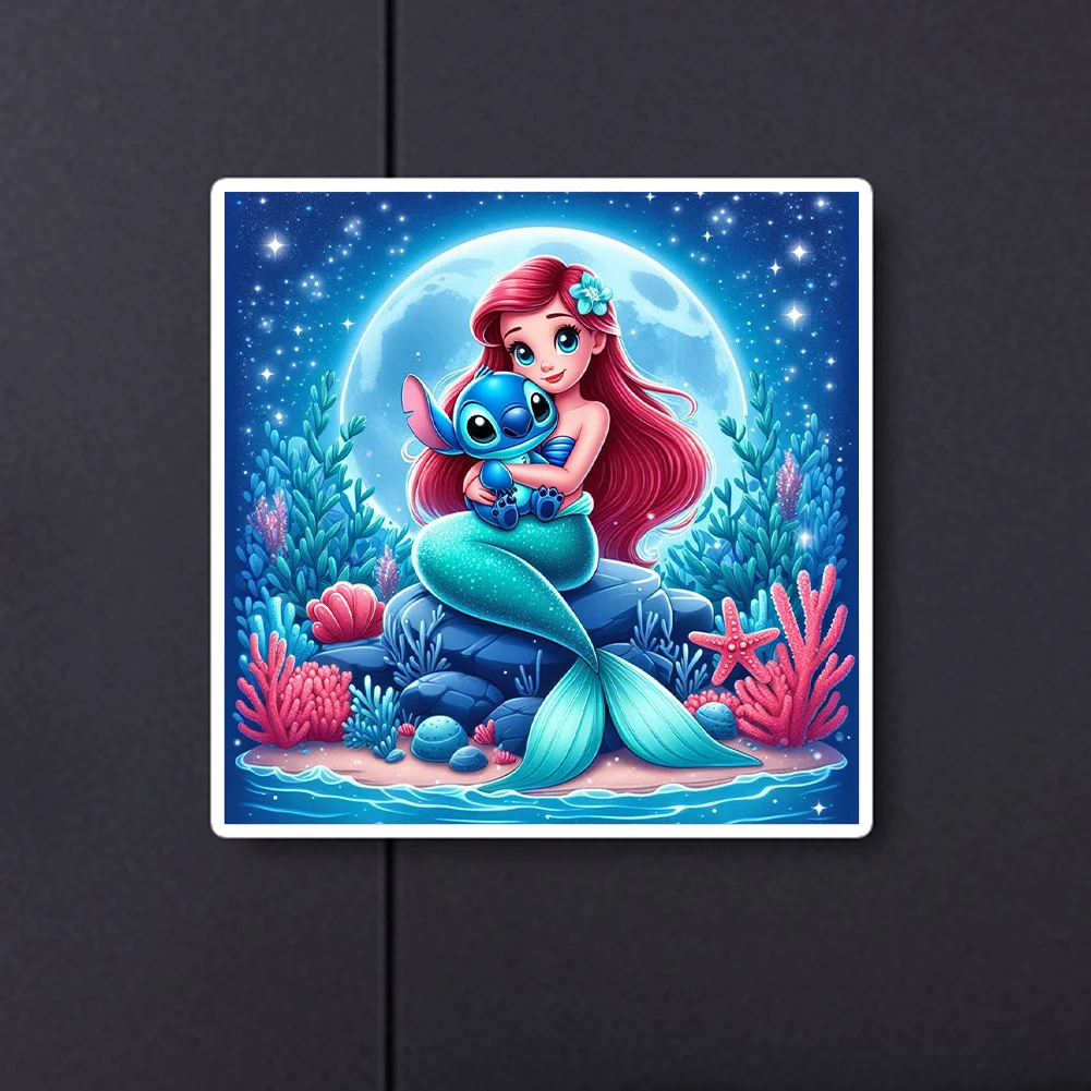 Diamond Painting - Full Round Drill - Princess Ariel Stitch(Canvas|40*40cm)
