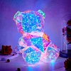 LED Love Bear Colorful Luminous Prism Christmas Indoor Decoration Night Light
