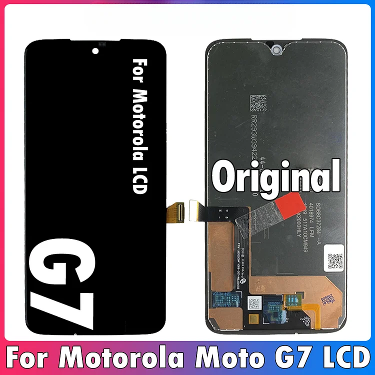 6.2inch Original For Motorola Moto G7 LCD Display Touch Screen Digitizer Assembly For Moto G7 XT1962-4 XT1962 LCD No Frame