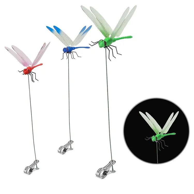 3 PCS Dragonfly Rod Clip