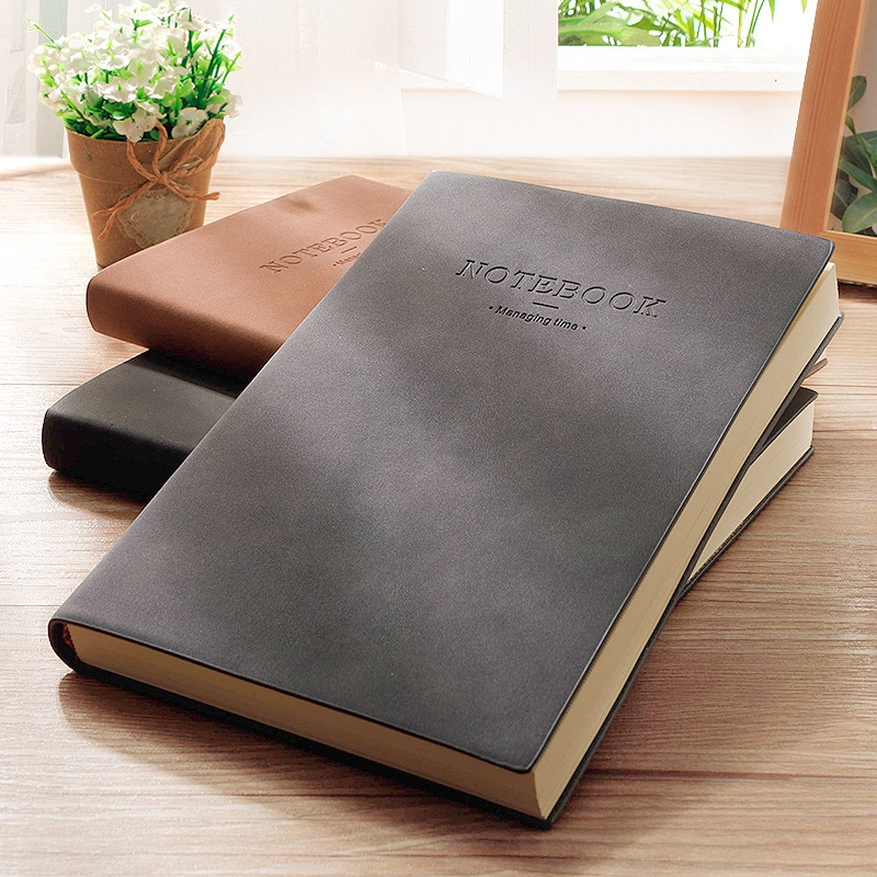 Large A4 Soft Lambskin A5 Simple Student Horizontal Line Notebook Business Thickened B5 Notepad Office Cultural Notepad