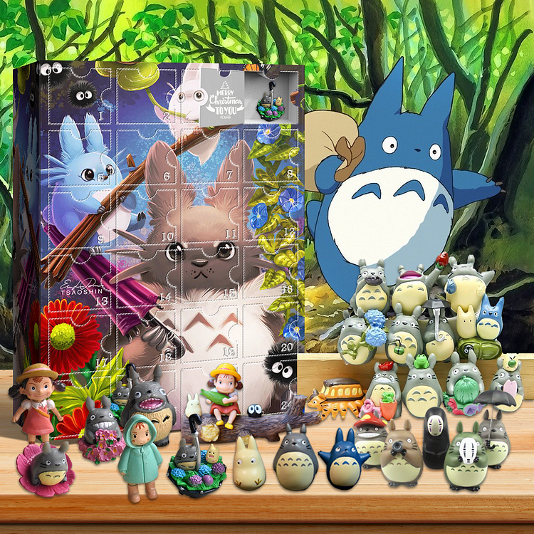 My Neighbor Totoro Advent Calendar -- The One With 24 Little Doors