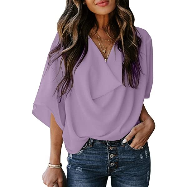 Womens Blouses and Tops for Work Fashion 2021 Casual Summer Short Sleeve Shirts