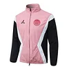 25/26 PSG pink (woven fabric) long zipper Windbreaker Training Jacket Set