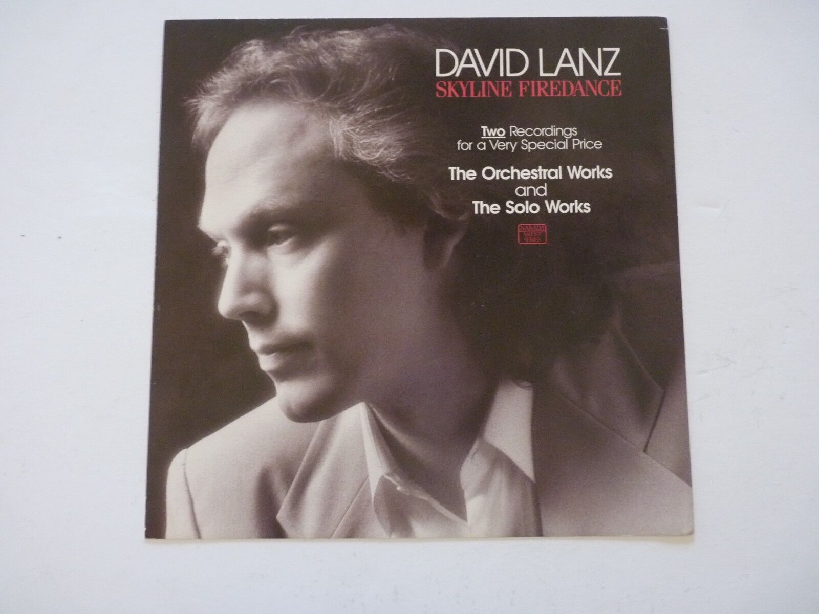 David Lanz Skyline Firedance LP Record Photo Poster painting Flat 12x12 Poster