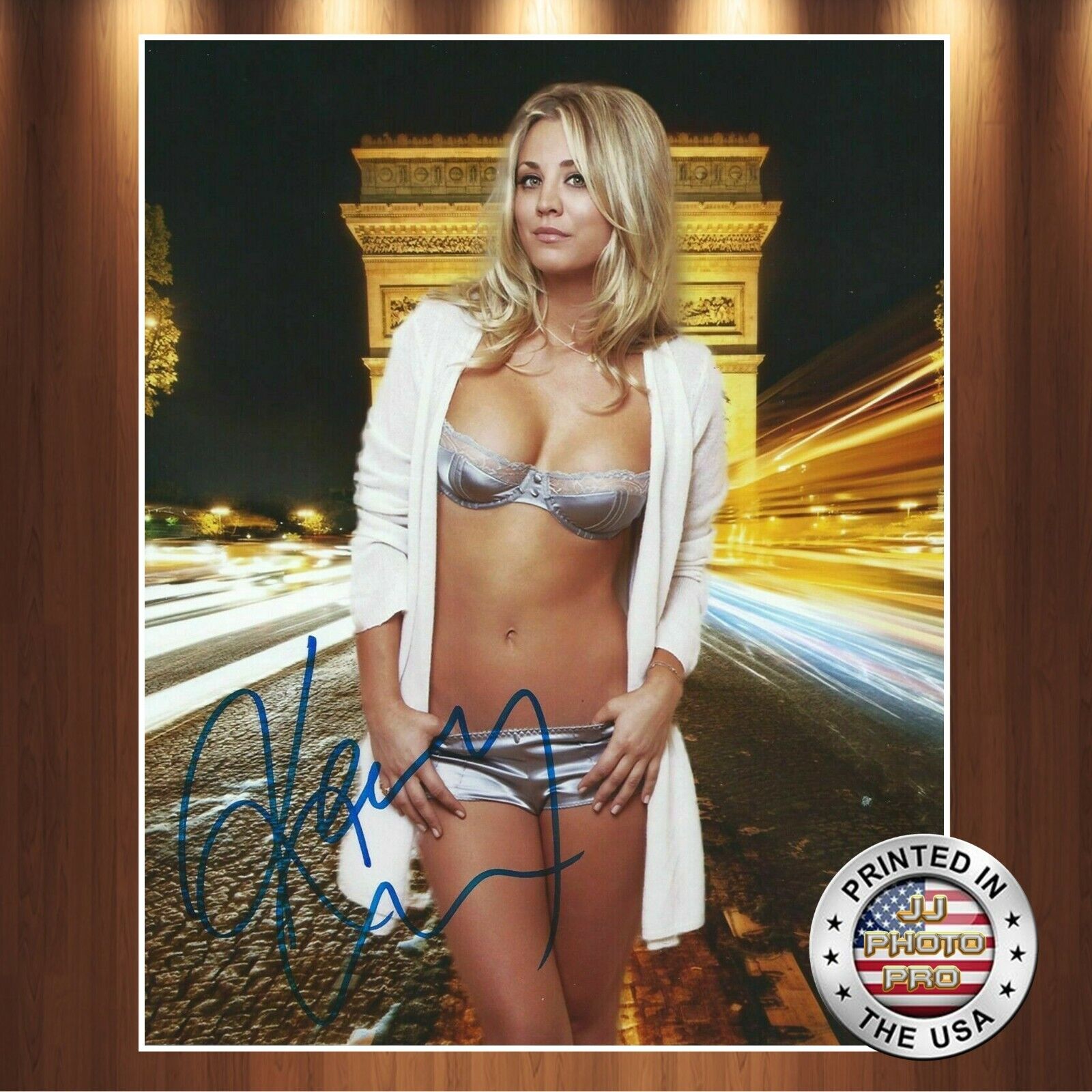 Kaley Cuoco Autographed Signed 8x10 Photo Poster painting (Big Bang Theory) REPRINT