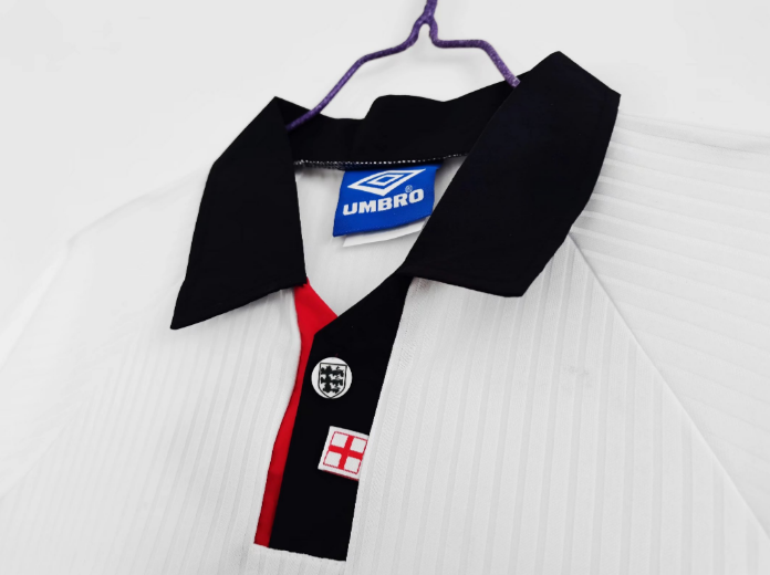 1998 England Home Retro Men's Football T-Shirt