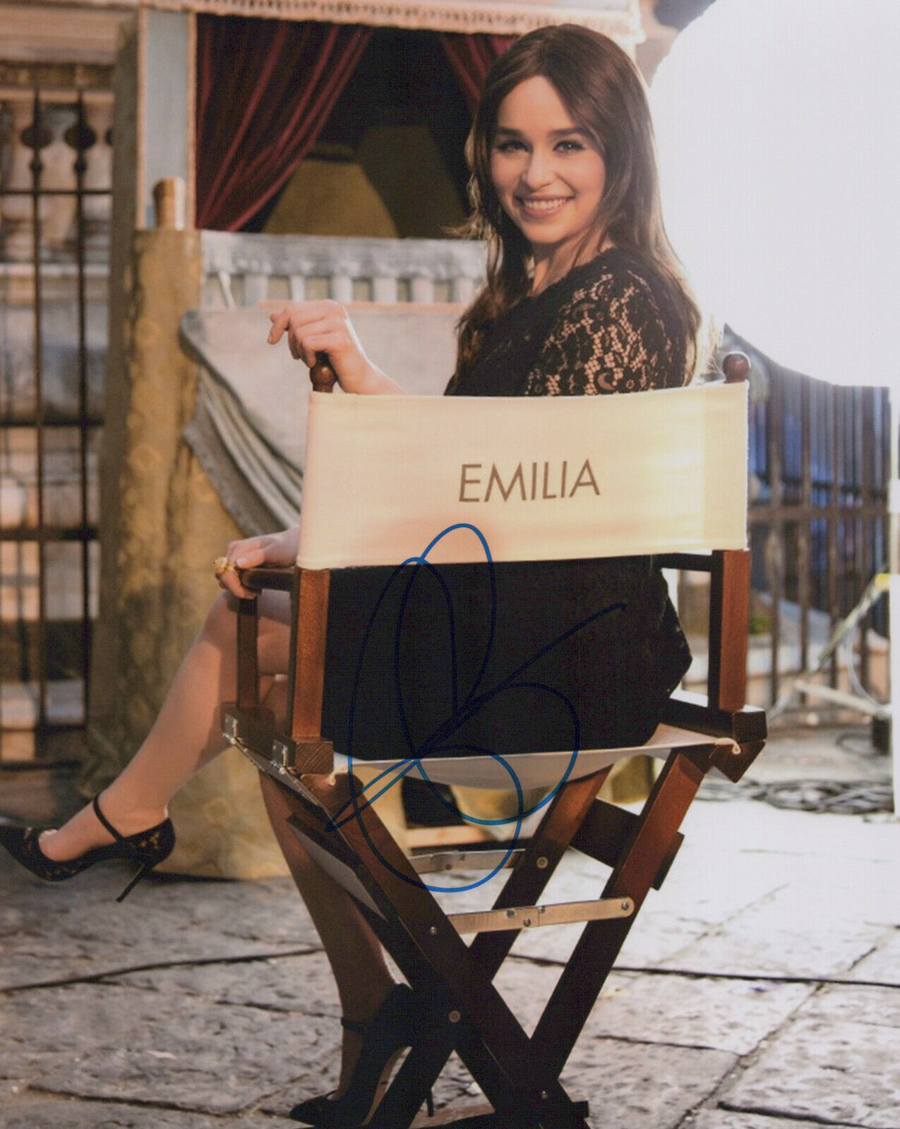 Emilia Clarke signed 8x10 Photo Poster painting in-person