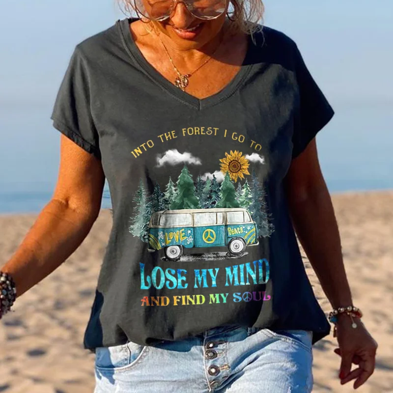 Lose My Mind And Find My Soul Women Old Hippie T-shirt