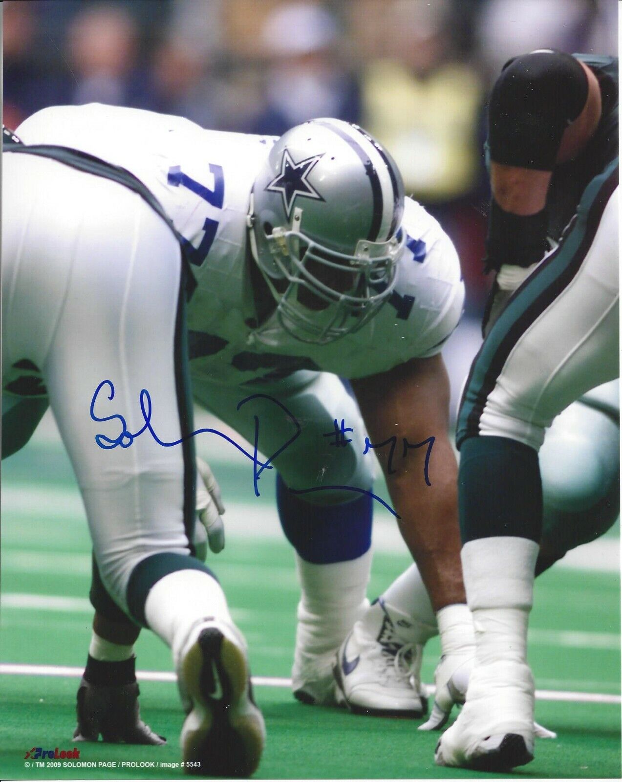 Solomon Page Autographed 8x10 Dallas Cowboys#2